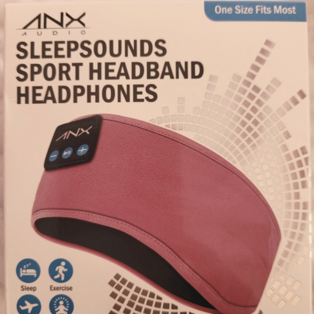 Buy one get one free NEW IN BOX   ANX Sleepsounds Sport Headband Headphones